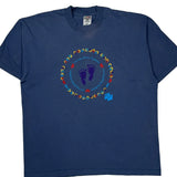 Credit Union Spirit Fruit Of The Loom Single Stitch T-Shirt - XL Blue Cotton Blend