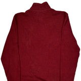 Tommy Hilfiger 1/4 Zip - Large Red Cotton