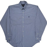 Blake Shirt Ralph Lauren Checked Shirt - Medium Blue Cotton