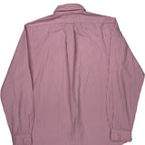 Polo By Ralph Lauren Striped Shirt - Large Pink Cotton