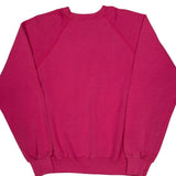 1990'S Blank Made In USA Lee Sweatshirt - Large Pink Cotton Blend