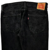 Levis 505 Jeans - 38W 31L Black Cotton