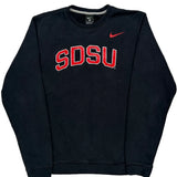 Sdsu Nike College Sweatshirt - Medium Black Cotton