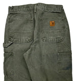 Carhartt Carpenter Trousers - 34W 31L Grey Cotton