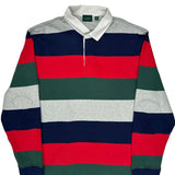 J Crew Striped Rugby Shirt - XL Multicoloured Cotton