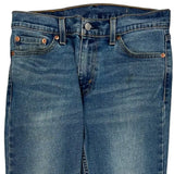 Levis Slim Fit Jeans - 28W 30L Blue Cotton