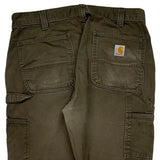 Carhartt Carpenter Pants - 34W 30L Brown Cotton