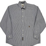 Tommy Hilfiger Striped Shirt - Large Blue Cotton