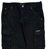 Terra Cargo Trousers - 32W 30L Black Cotton
