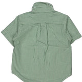 Age 1.5 Ralph Lauren Striped Short Sleeve Shirt - 2XS Green Cotton
