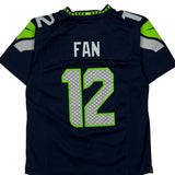 Seahawks Nike Football Football Jersey - Medium Navy Polyester