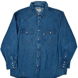 Carhartt Denim Shirt - 2XL Blue Denim