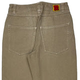 Empyre Wide Leg Carpenter Pants - 30W 28L Khaki Cotton