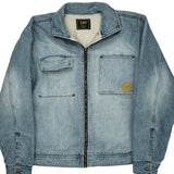 Lee Denim Jacket - Large Light Wash Denim