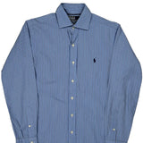 Polo By Ralph Lauren Striped Shirt - Small Blue Cotton