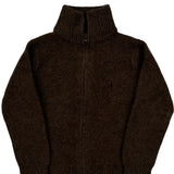 Age 6 Polo By Ralph Lauren Zip Up - XS Brown Wool