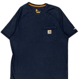 Carhartt T-Shirt - Medium Navy Cotton