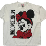 Minnie Mouse Disney Cartoon T-Shirt - 4XL Black Cotton