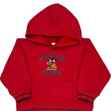 Age 4 Disneyland The Original Disney Graphic Hoodie - XS Red Cotton Blend