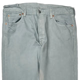 501 Levis Jeans - 36W 30L Light Wash Cotton