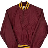 Holloway Varsity Jacket - XL Burgundy Polyester