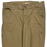Carhartt Carpenter Trousers - 35W 32L Khaki Cotton