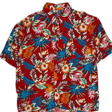 Hamakua Floral Hawaiian Shirt - 2XL Multicoloured Cotton