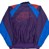 Nike Windbreaker - Large Blue Polyester