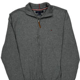 Tommy Hilfiger Zip Up - Large Grey Cotton