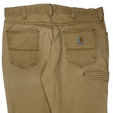 Carhartt Carpenter Pants - 36W 29L Beige Cotton Blend