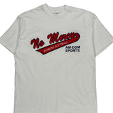Women'S Softball Hanes Graphic T-Shirt - XL White Cotton