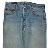 501 Levis Jeans - 32W 30L Light Wash Cotton