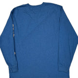 Carhartt Long Sleeve T-Shirt - XL Blue Cotton