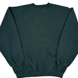 90'S Blank Made In USA Russell Athletic Sweatshirt - Medium Green Cotton