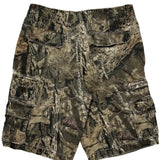 Faded Glory Camo Cargo Shorts - 30W 10L Green Cotton