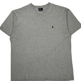 Polo By Ralph Lauren T-Shirt - Large Grey Cotton