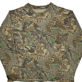 Mossy Oak Camo Long Sleeve T-Shirt - Large Camo Cotton