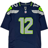 Seahawks Nike Nfl Football Jersey - Small Navy Polyester