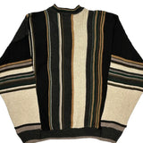 Unbranded Striped Sweater - XL Multicoloured Cotton Blend