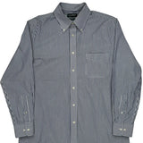 Ralph Lauren Striped Shirt - Large Blue Cotton