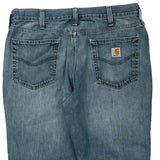 Carhartt Jeans - 36W 30L Blue Cotton Blend