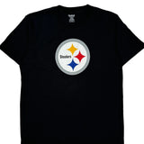 Steelers Reebok Nfl T-Shirt - XL Black Cotton