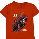 Nascar Graphic T-Shirt - Small Orange Cotton