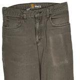 Carhartt Carpenter Trousers - 30W 31L Grey Cotton