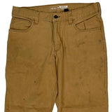 Carhartt Carpenter Trousers - 32W 30L Brown Cotton