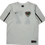 Liverpool Nike Football Shirt - Medium White Polyester