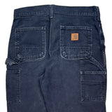 Carhartt Carpenter Trousers - 32W 30L Navy Cotton