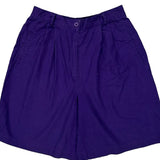 Izod Shorts - 26W US 2 Purple Cotton Blend
