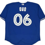 Blue Jays Majestic Mlb Jersey - 2XL Blue Polyester