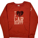 Carhartt Graphic Sweatshirt - XL Red Cotton Blend